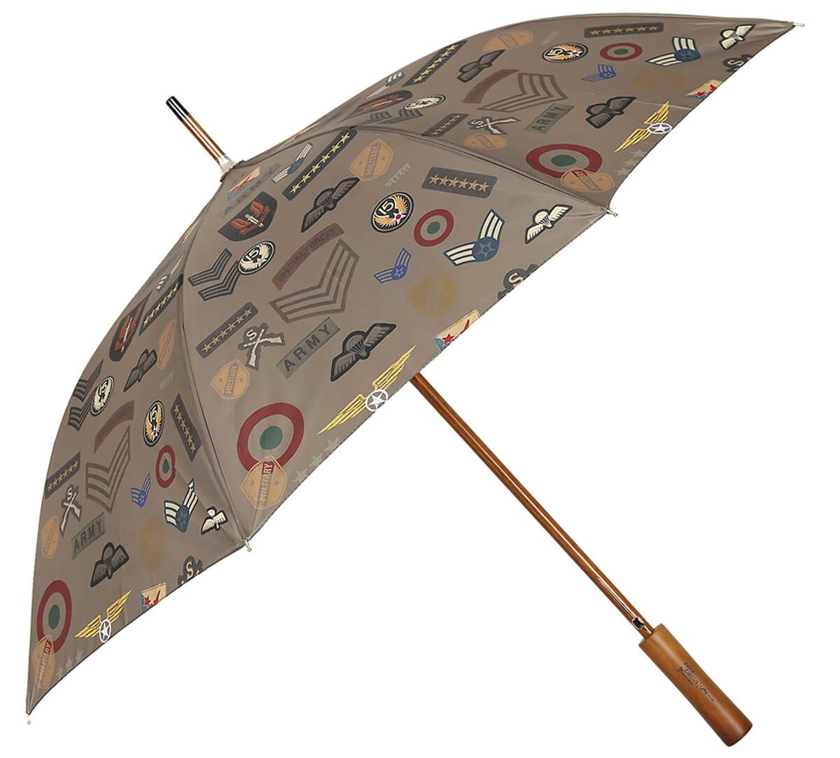 India Circus by Krsnaa Mehta Army Badges Rush Long Umbrella