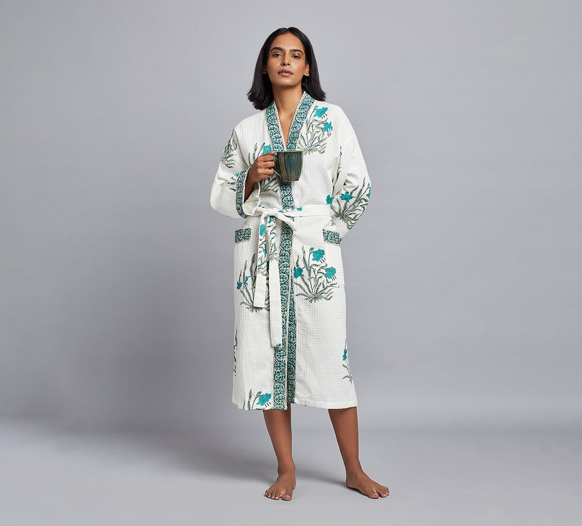 India Circus by Krsnaa Mehta Azalea Allure Bathrobe