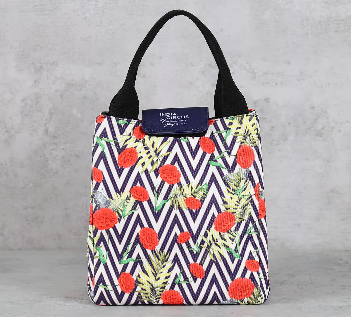 India Circus by Krsnaa Mehta Bayrose Chevron Lunch Bag