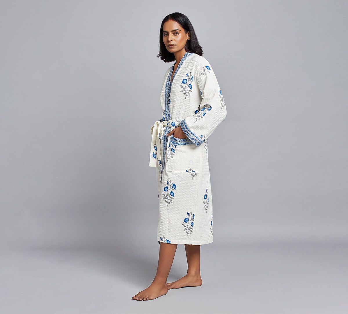 India Circus by Krsnaa Mehta Blossoms Bathrobe