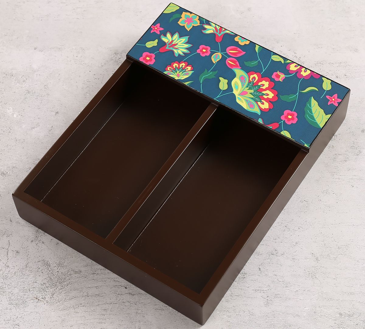 India Circus by Krsnaa Mehta Cyanic Pop Burst Cutlery Tray