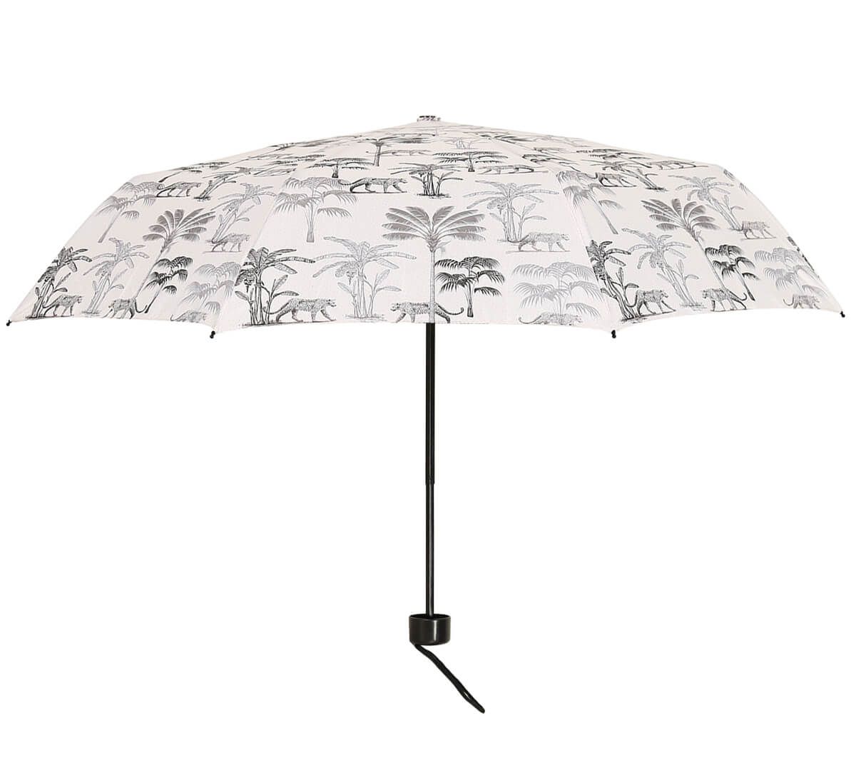 India Circus by Krsnaa Mehta Grayscale Safari 3 fold Umbrella