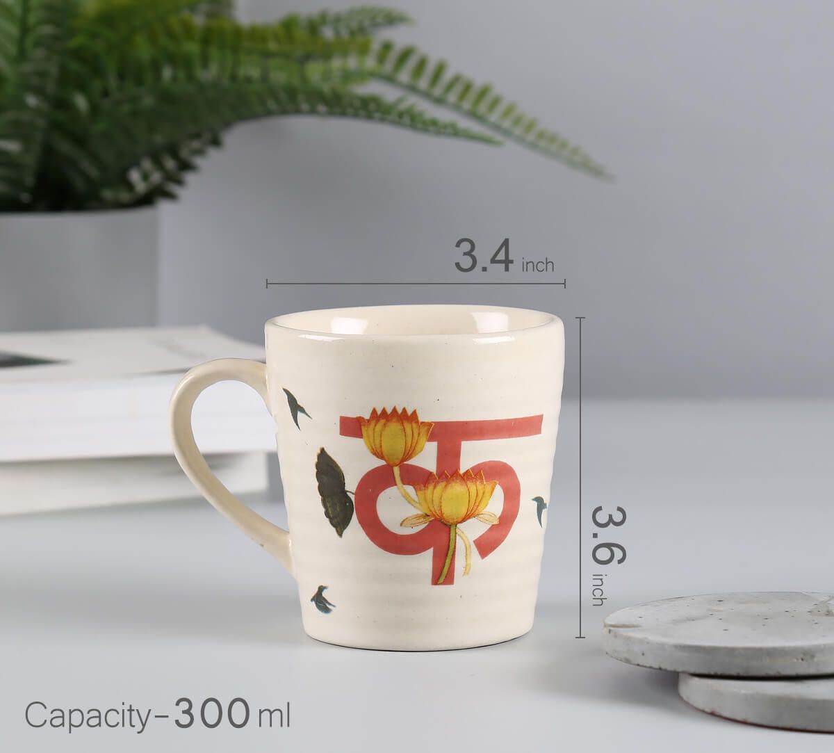 India Circus by Krsnaa Mehta King Lotus Coffee Mug