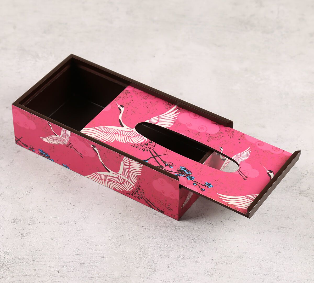 India Circus by Krsnaa Mehta Legend of the Cranes Tissue Box Holder