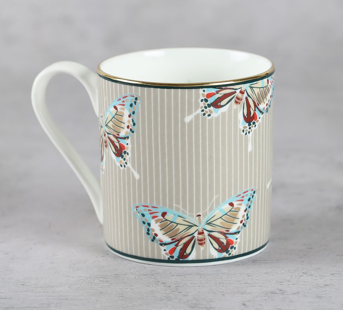 India Circus by Krsnaa Mehta Nature's Bloom Snack Platter & Coffee Mug Set