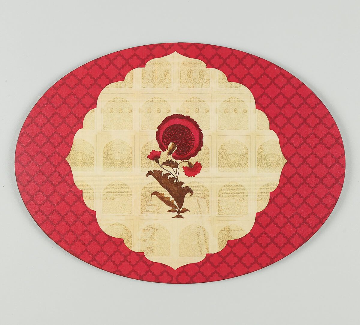 India Circus by Krsnaa Mehta Poppy Surprise Trivet Set of 2