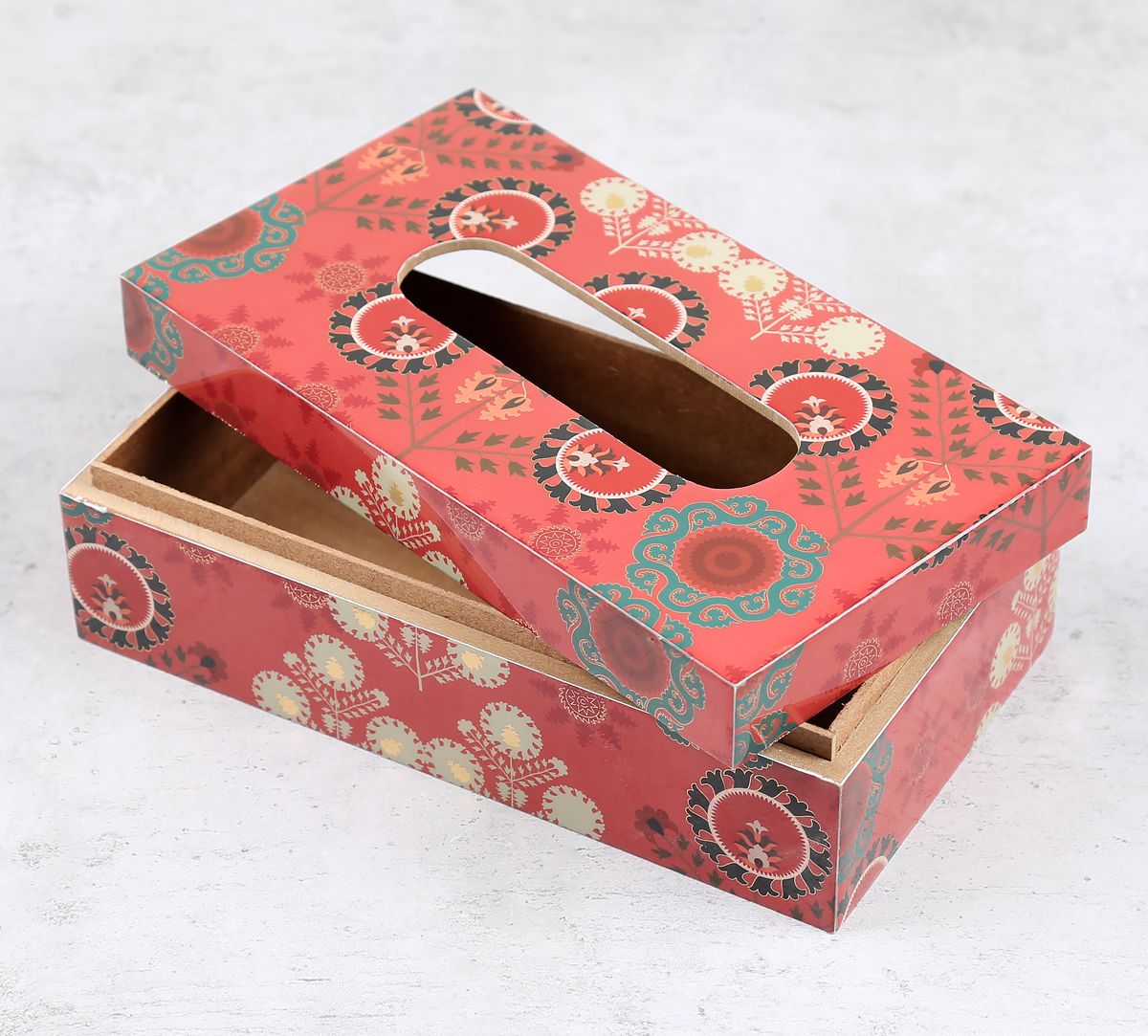 India Circus by Krsnaa Mehta Raceme Rosettes Tissue Box Holder