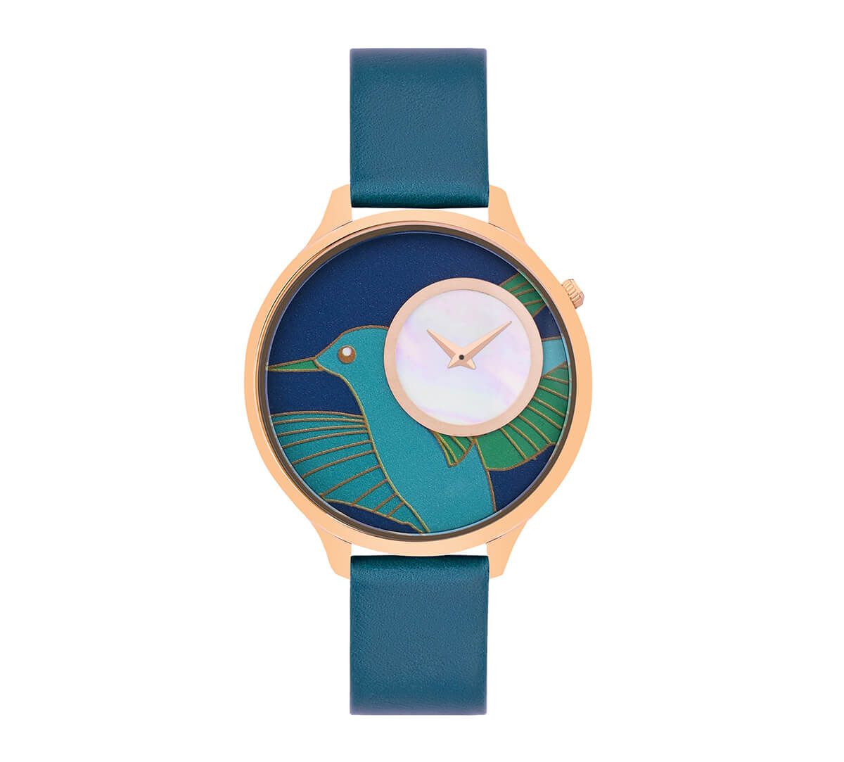 India Circus by Krsnaa Mehta Teal of Humming Wrist Watch