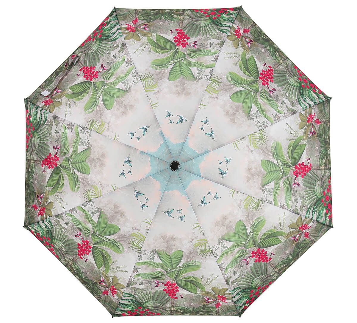 India Circus by Krsnaa Mehta Tropical View 3 fold Umbrella