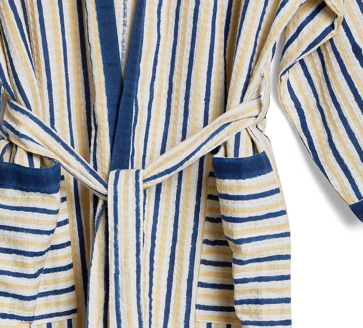 India Circus by Krsnaa Mehta Zenith Stripes Bathrobe