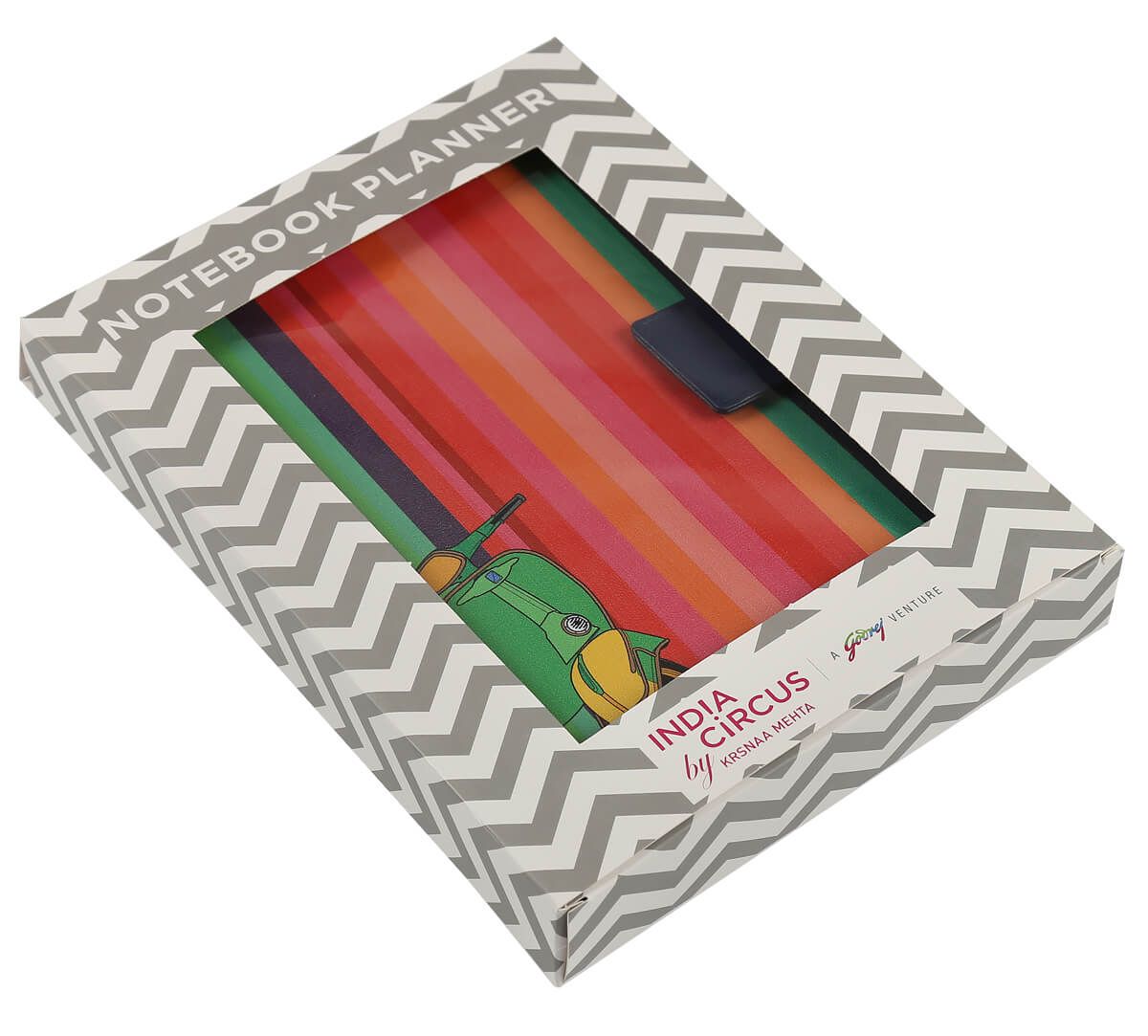 India Circus Colour Pop Scooter Notebook Planner