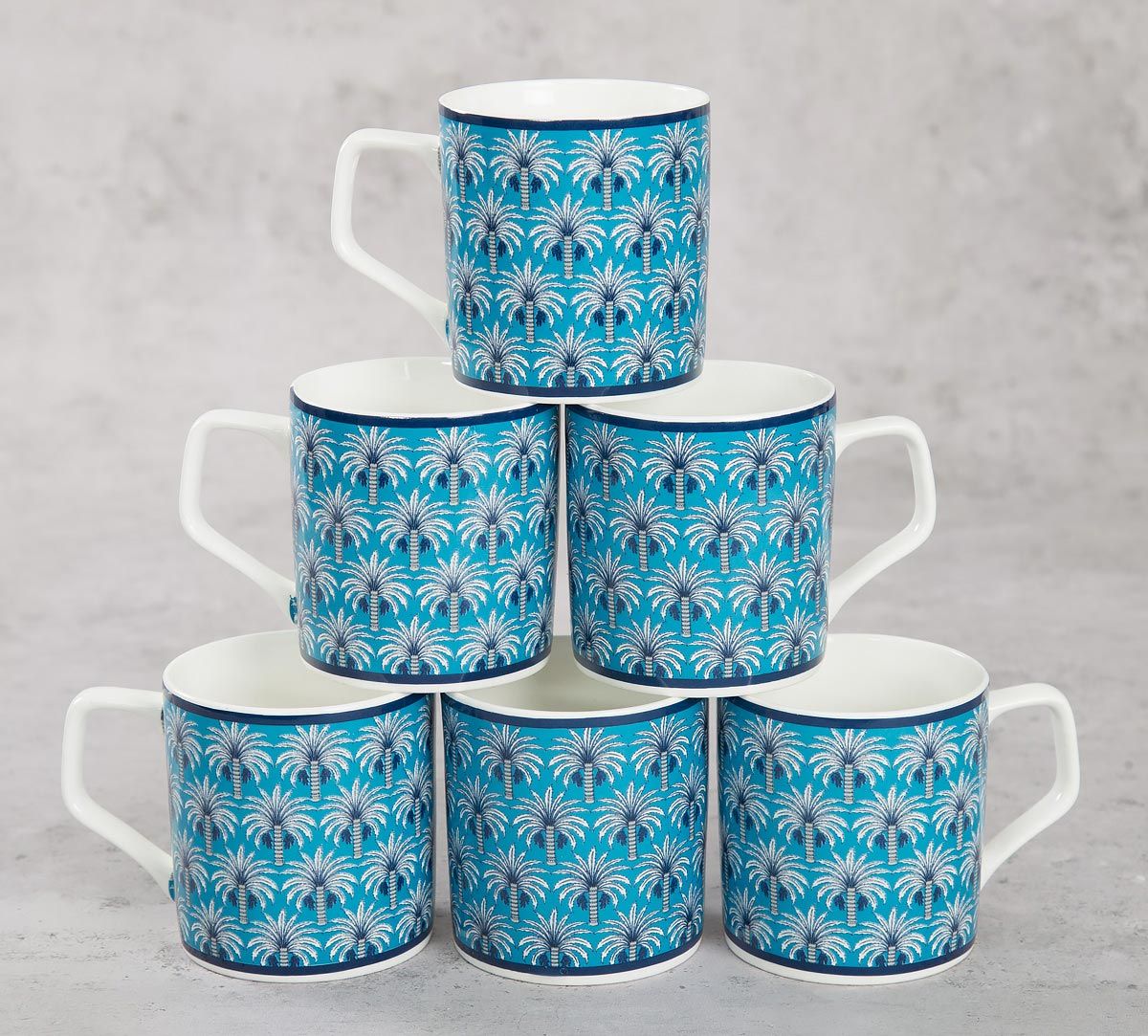 India Circus Mystical Garden Mug (Set of 6)