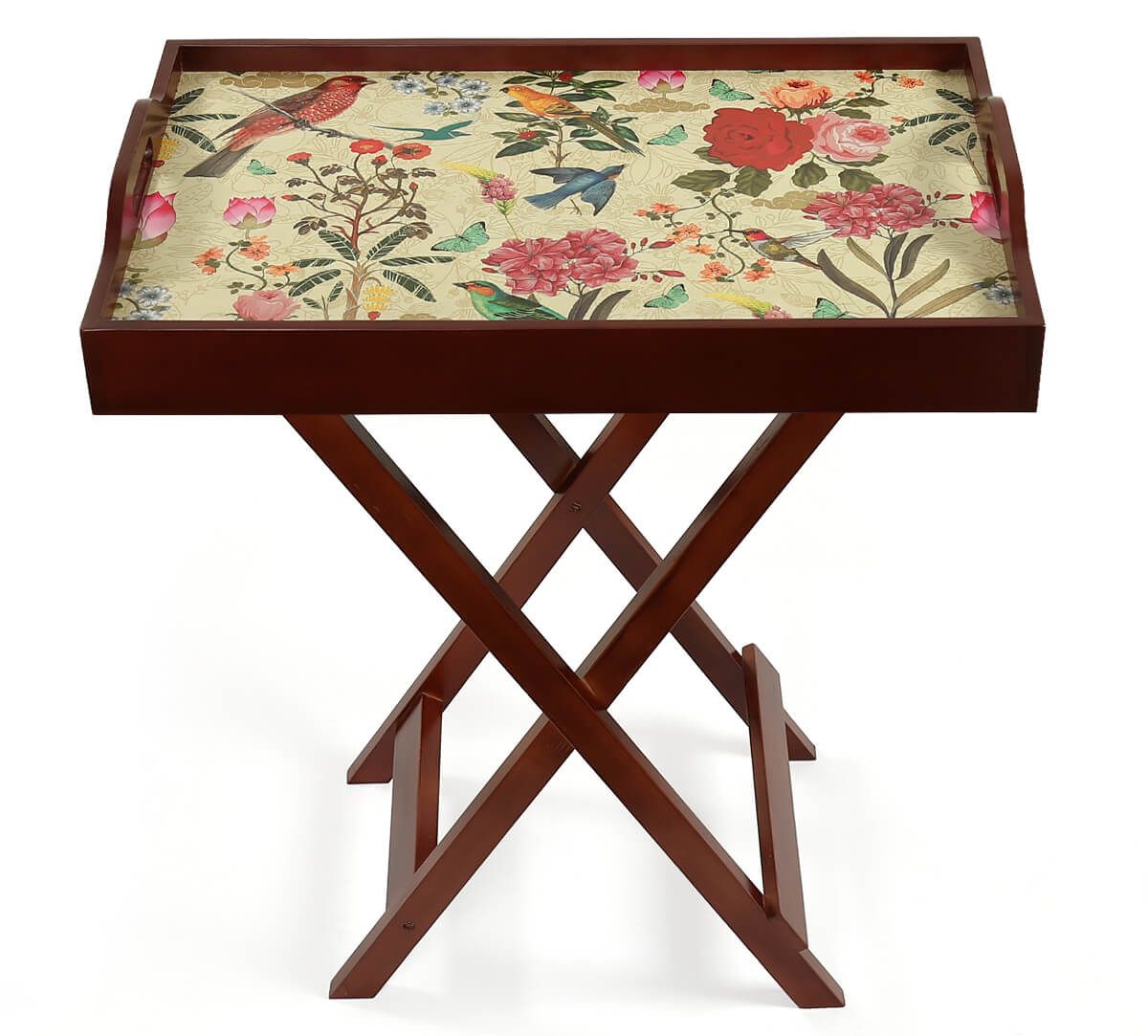 India Circus by Krsnaa Mehta Bird Land Tray Table