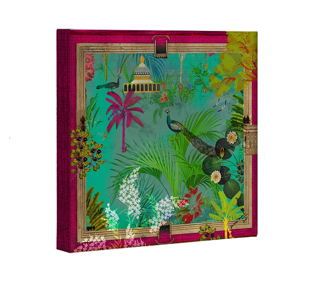 India Circus by Krsnaa Mehta The Peacock Throne Canvas Wall Art