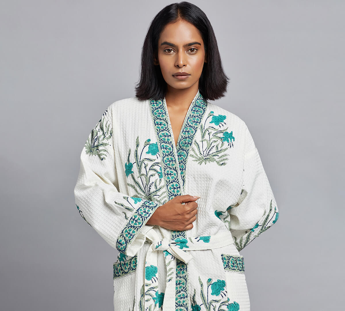 India Circus by Krsnaa Mehta Azalea Allure Bathrobe