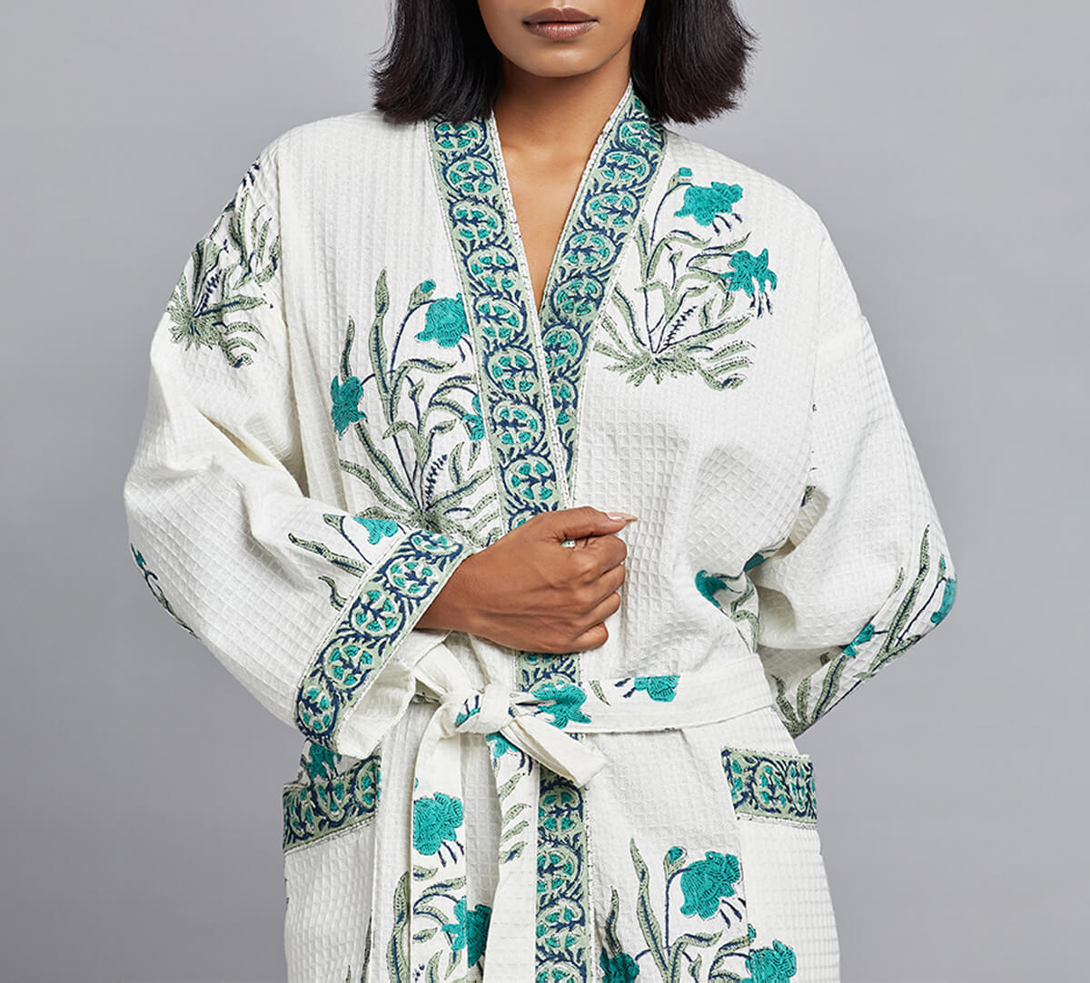 India Circus by Krsnaa Mehta Azalea Allure Bathrobe