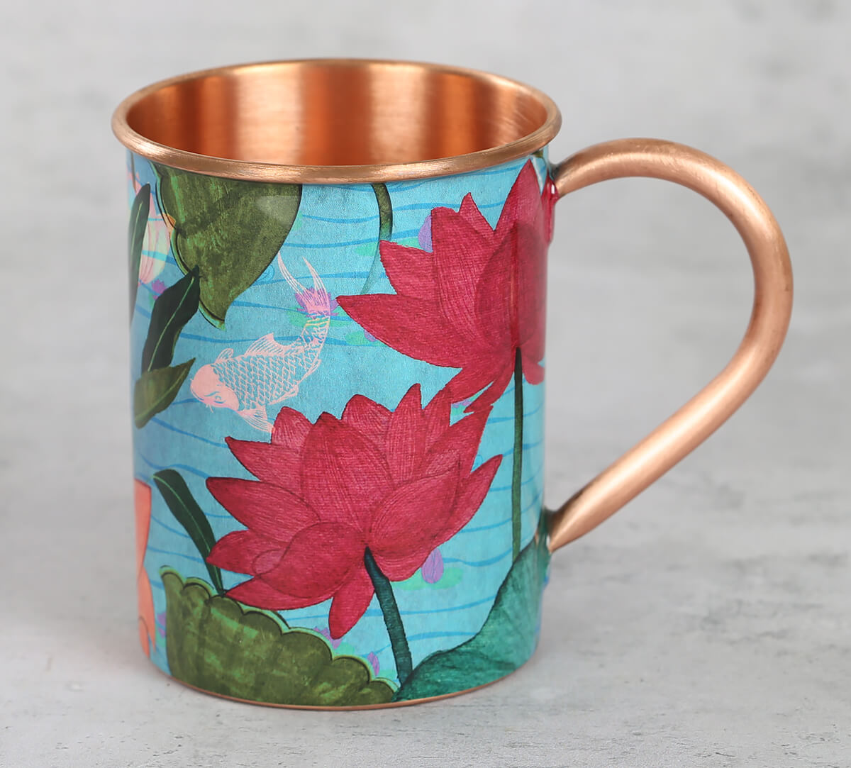 India Circus by Krsnaa Mehta Blossomy Mosaic Copper Mug