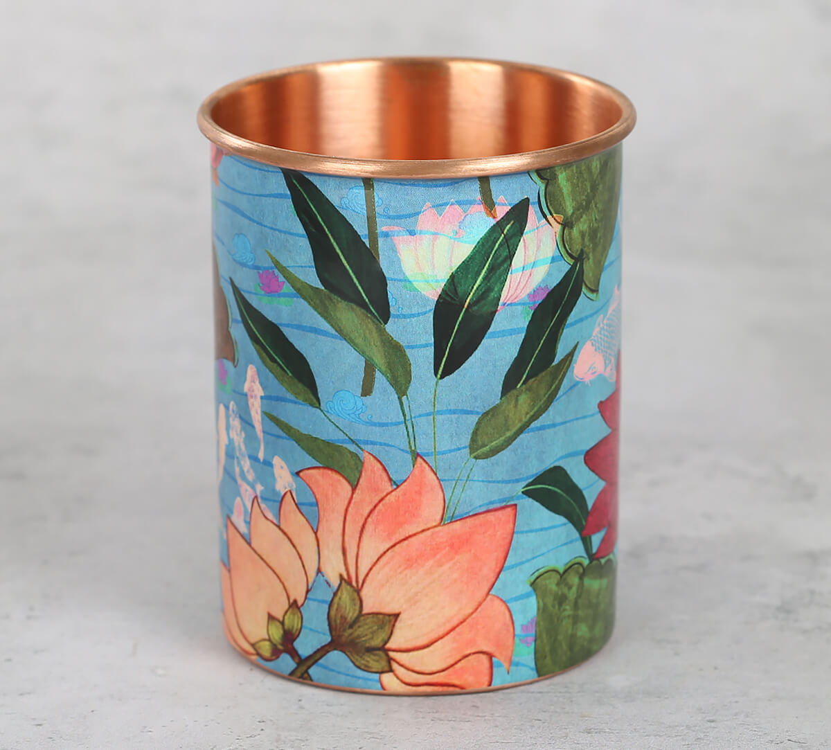 India Circus by Krsnaa Mehta Blossomy Mosaic Copper Mug