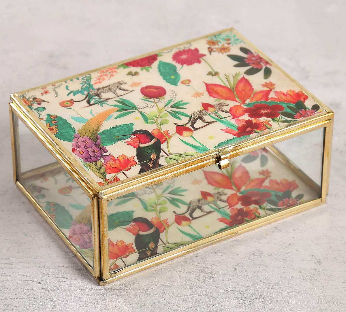 India Circus by Krsnaa Mehta Floral Kingdom Paradise Storage Box