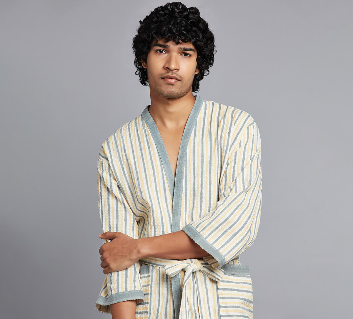 India Circus by Krsnaa Mehta Imperial Indulgence Bathrobe