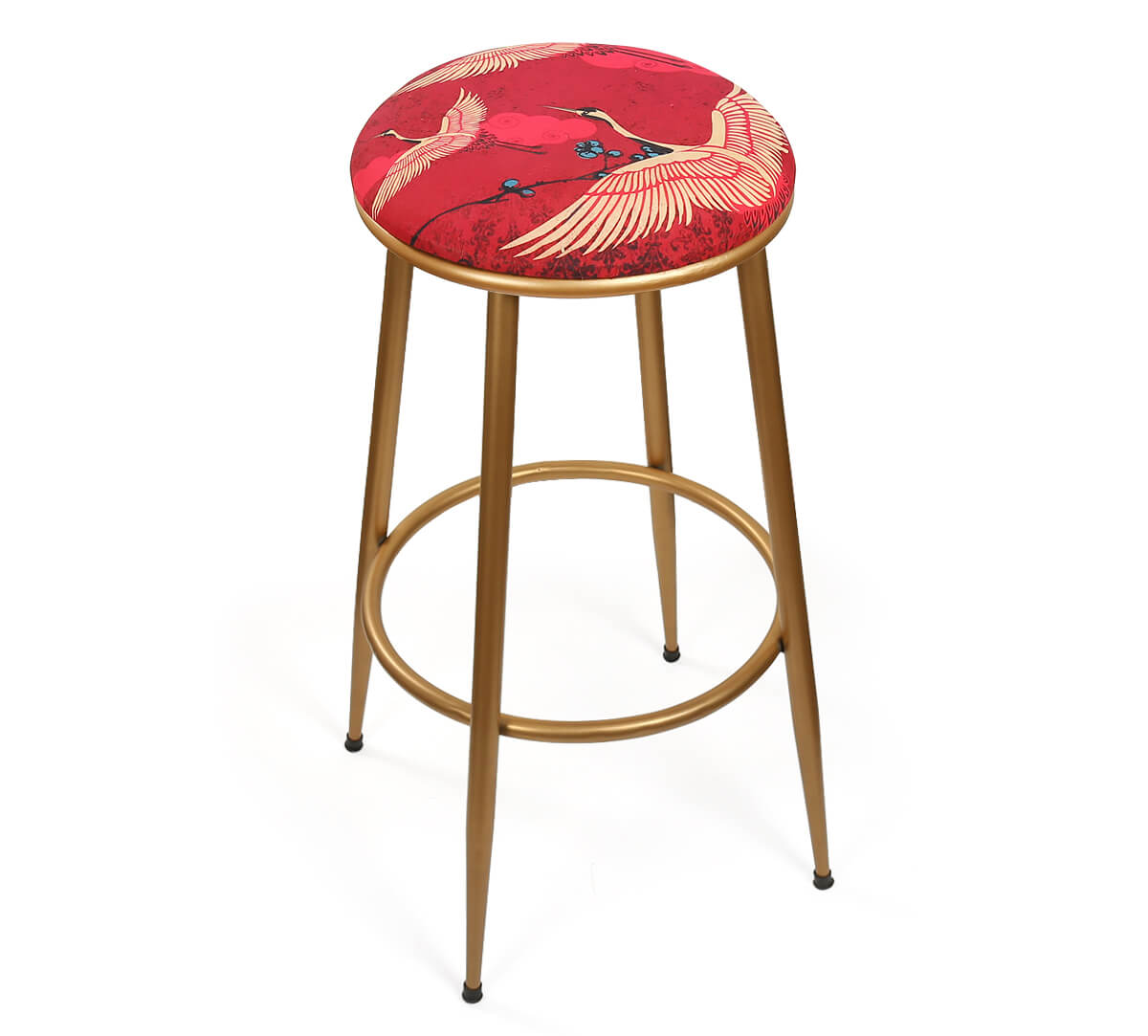 India Circus by Krsnaa Mehta Legend of the Cranes Bar Stool