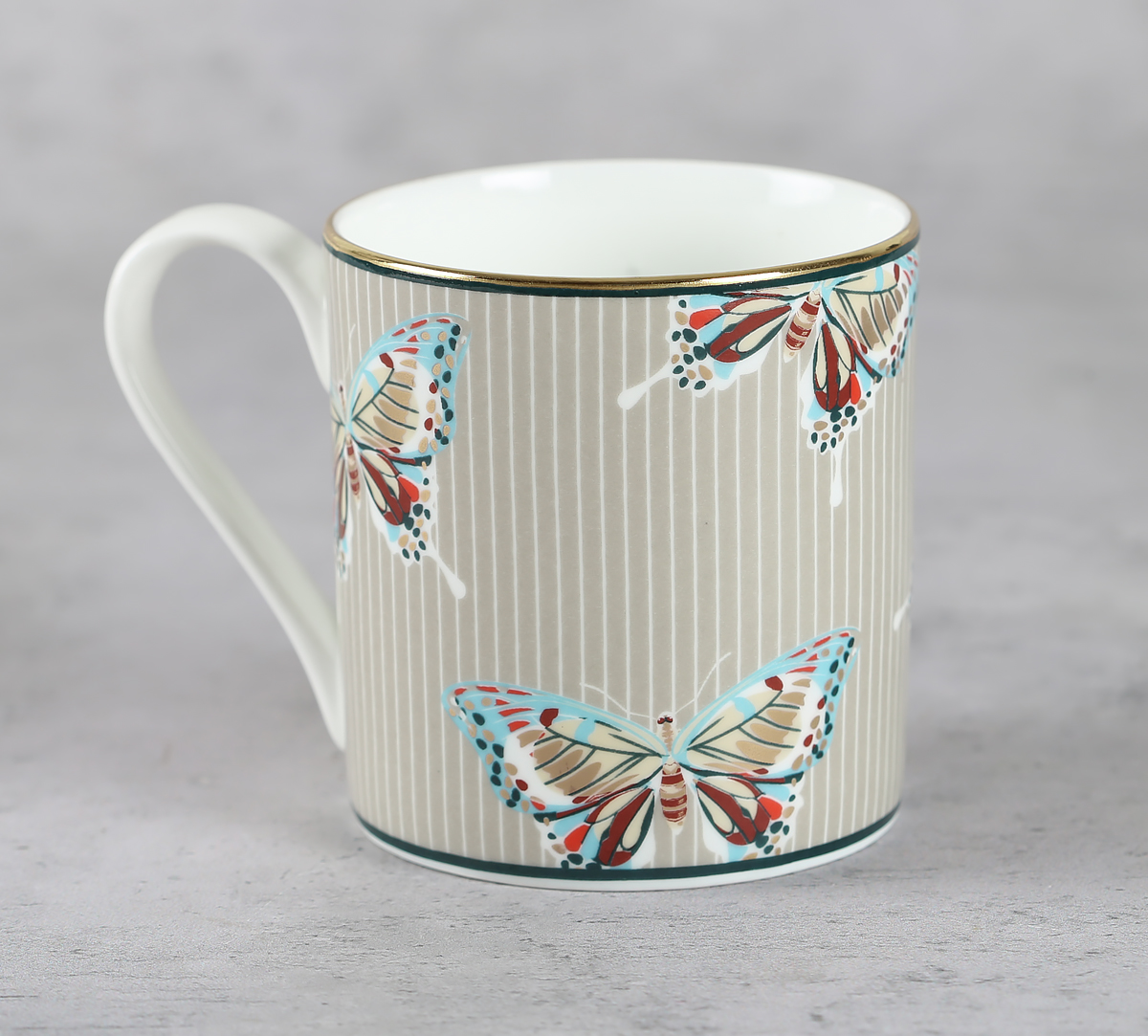 India Circus by Krsnaa Mehta Nature's Bloom Snack Platter & Coffee Mug Set