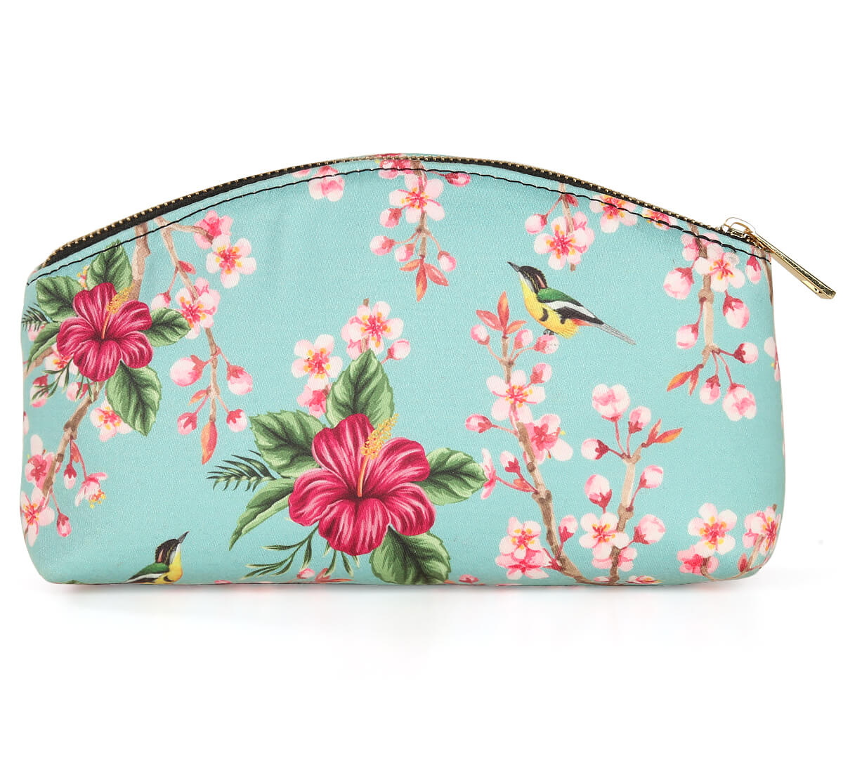 India Circus by Krsnaa Mehta Perching Floral Paradise Utility Pouch