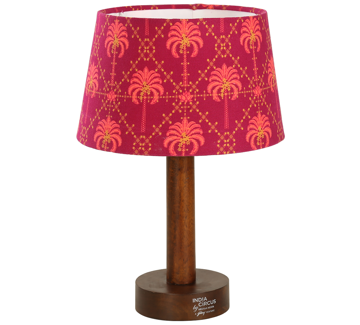 India Circus by Krsnaa Mehta Poly Palmeria Drum Table Lamp