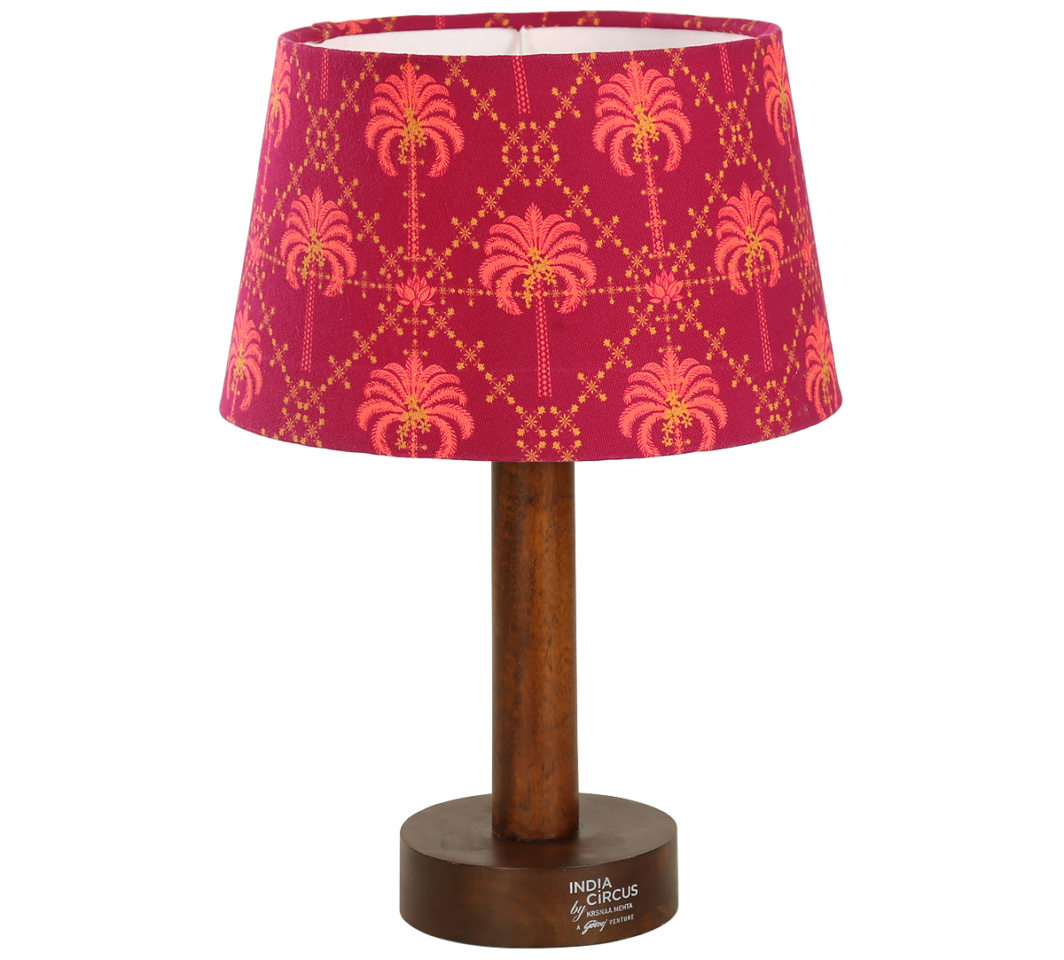 India Circus by Krsnaa Mehta Poly Palmeria Drum Table Lamp