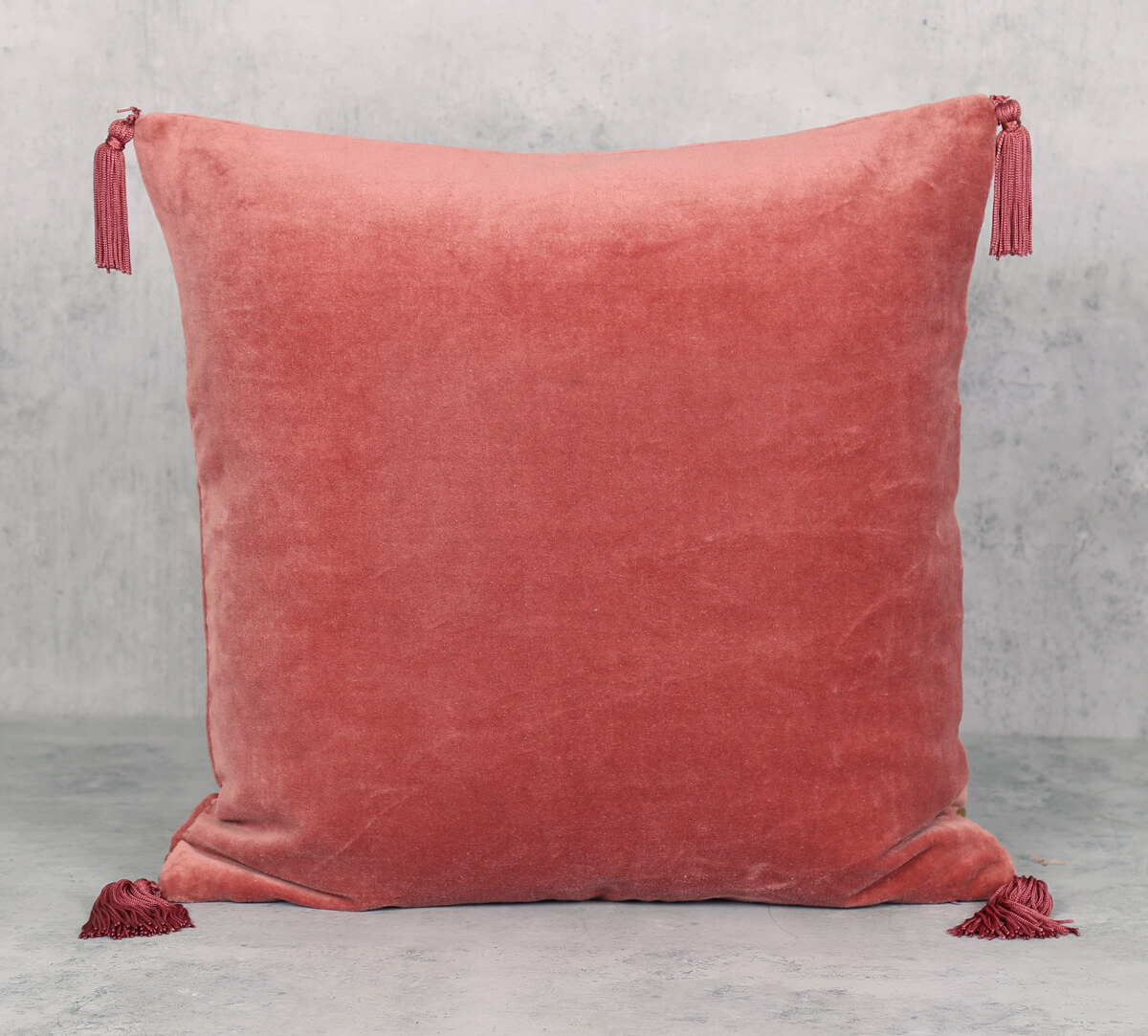 India Circus by Krsnaa Mehta Salmon Decorated Adorn Cushion Cover