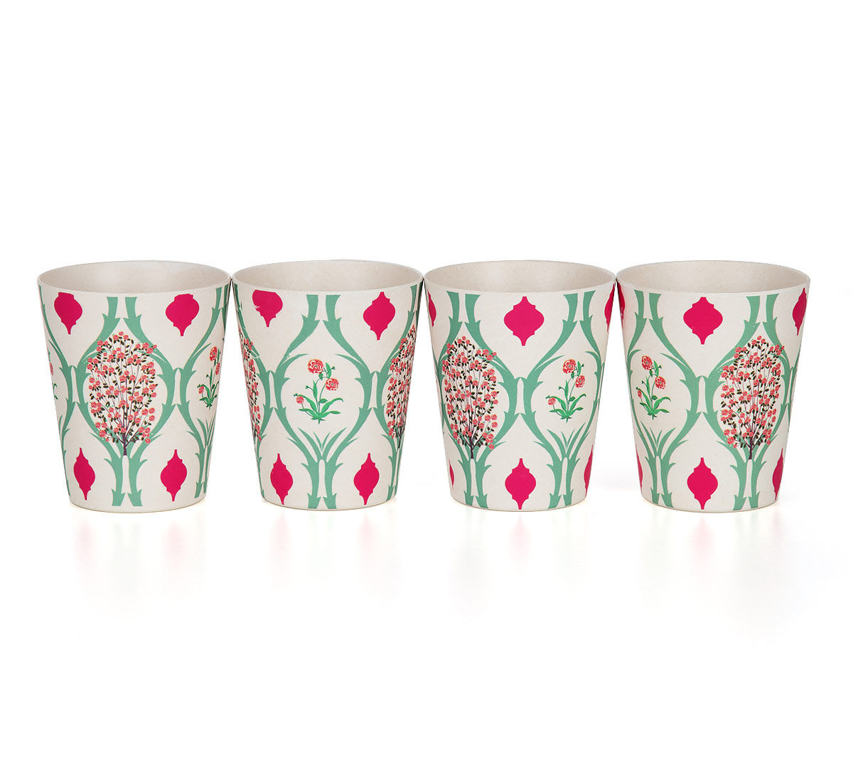 India Circus by Krsnaa Mehta Lattice Blooms Bamboo Jug Set