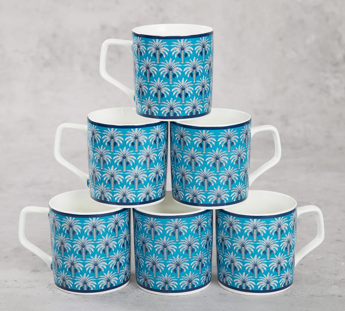 India Circus Mystical Garden Mug (Set of 6)