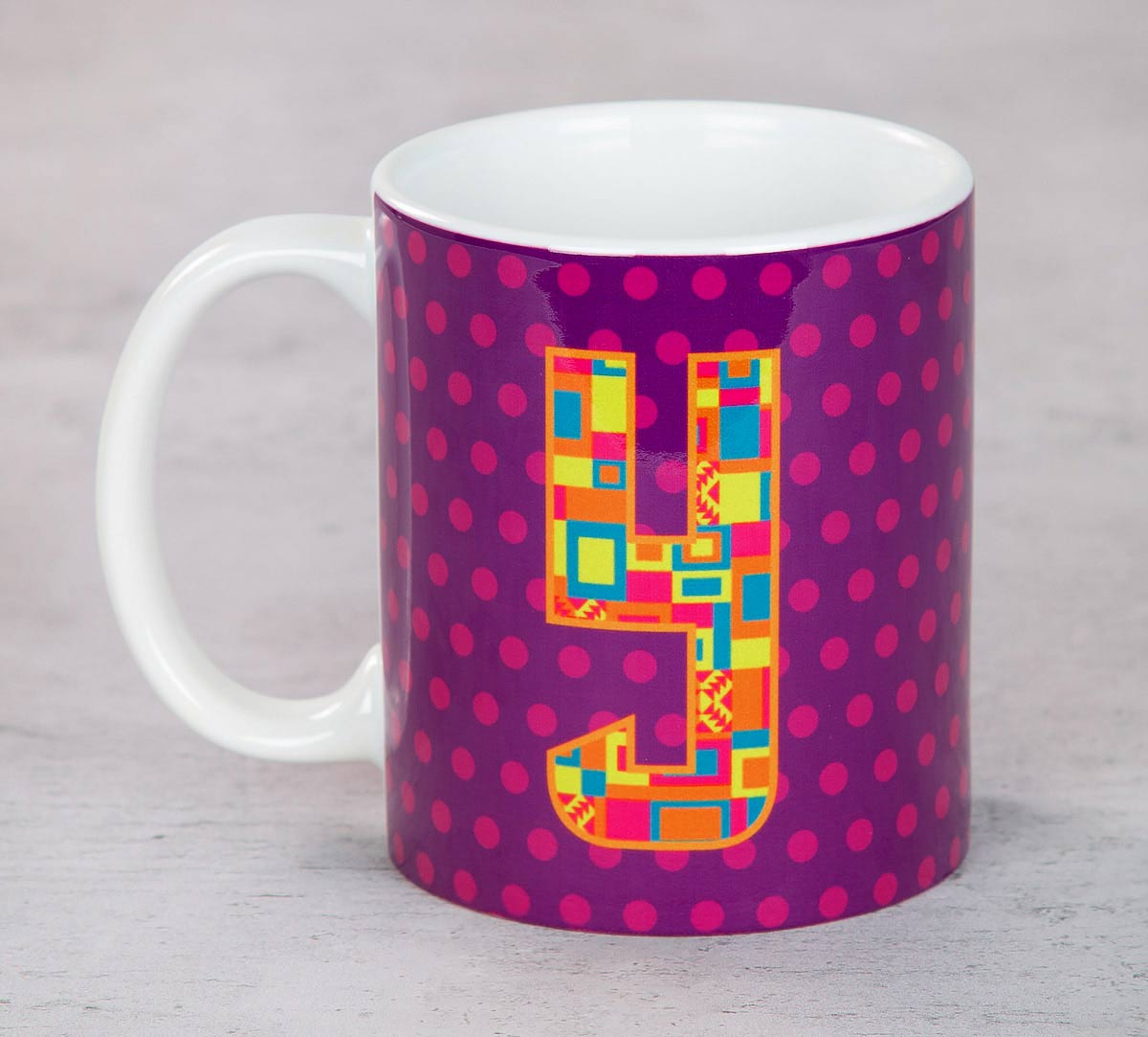 India Circus Youthful Alphabet Y Mug