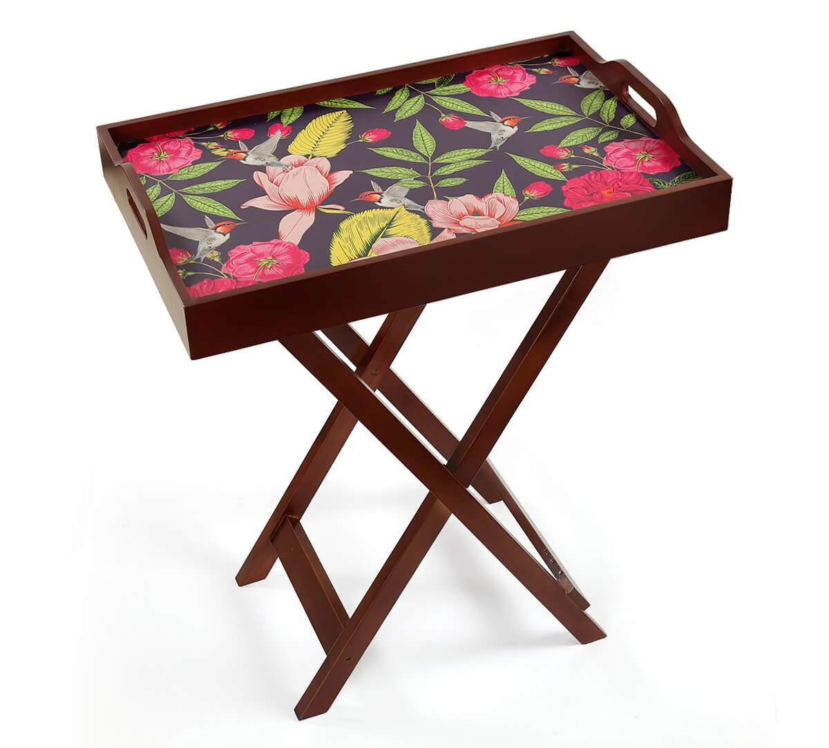 India Circus by Krsnaa Mehta Warbled Verdure Tray Table